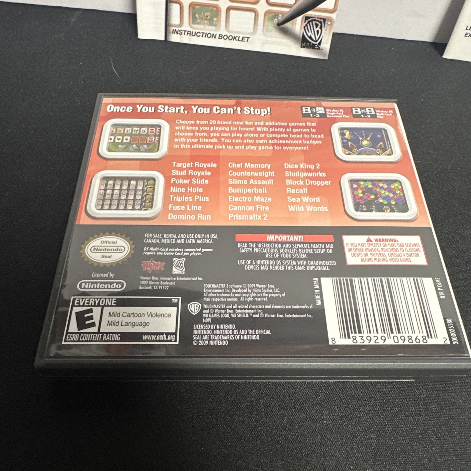 Nintendo, DS, Touchmaster 3, with pen