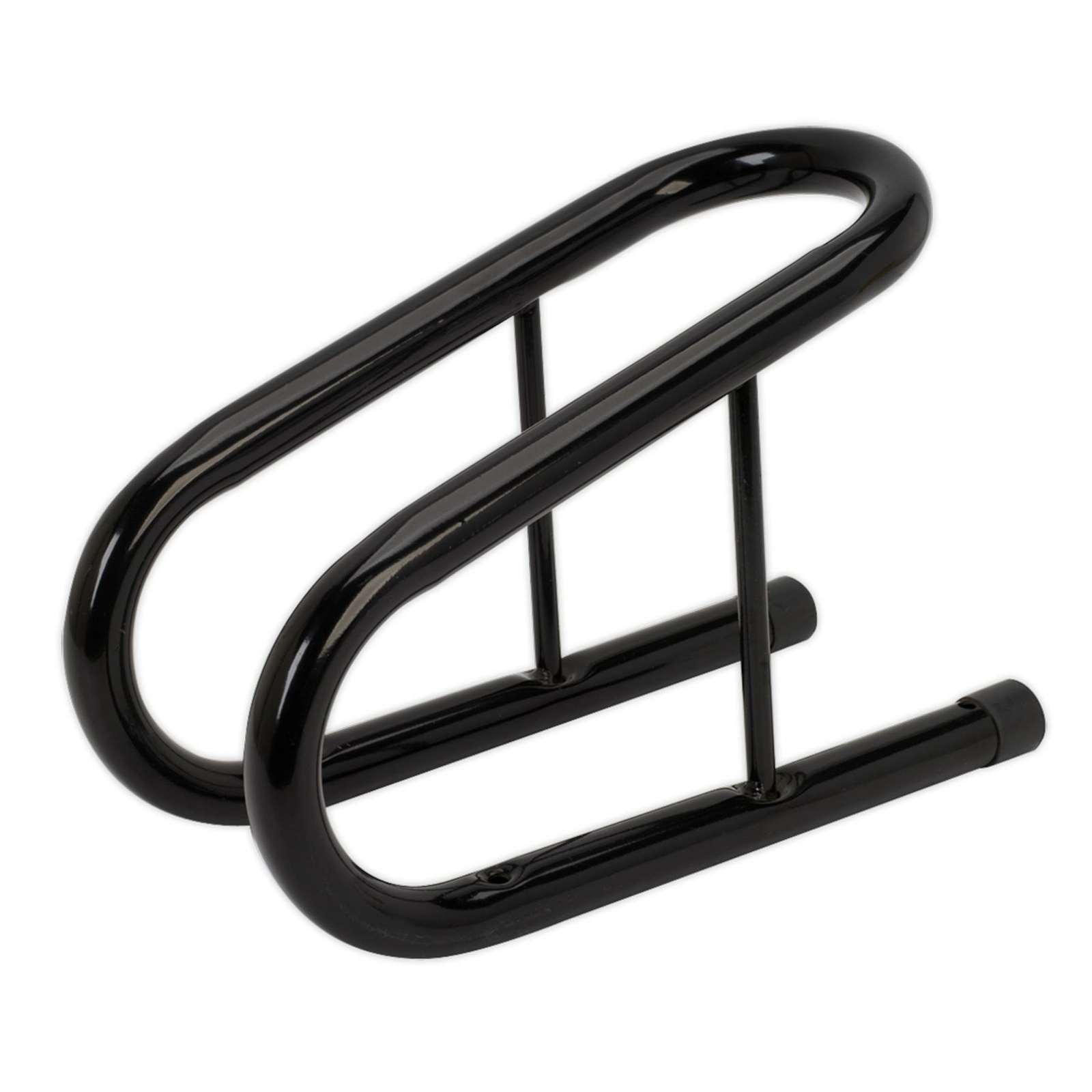 Motorcycle Wheel Chock 95mm.  up to 95mm wide tyres.  Sealey