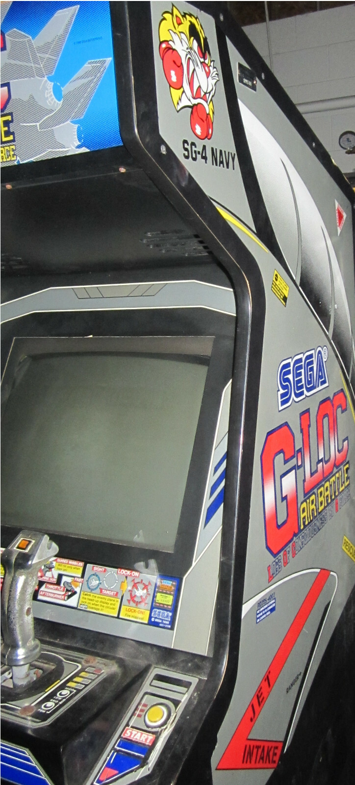 G-LOC ARCADE MACHINE by SEGA 1990 (Excellent Condition) *RARE*