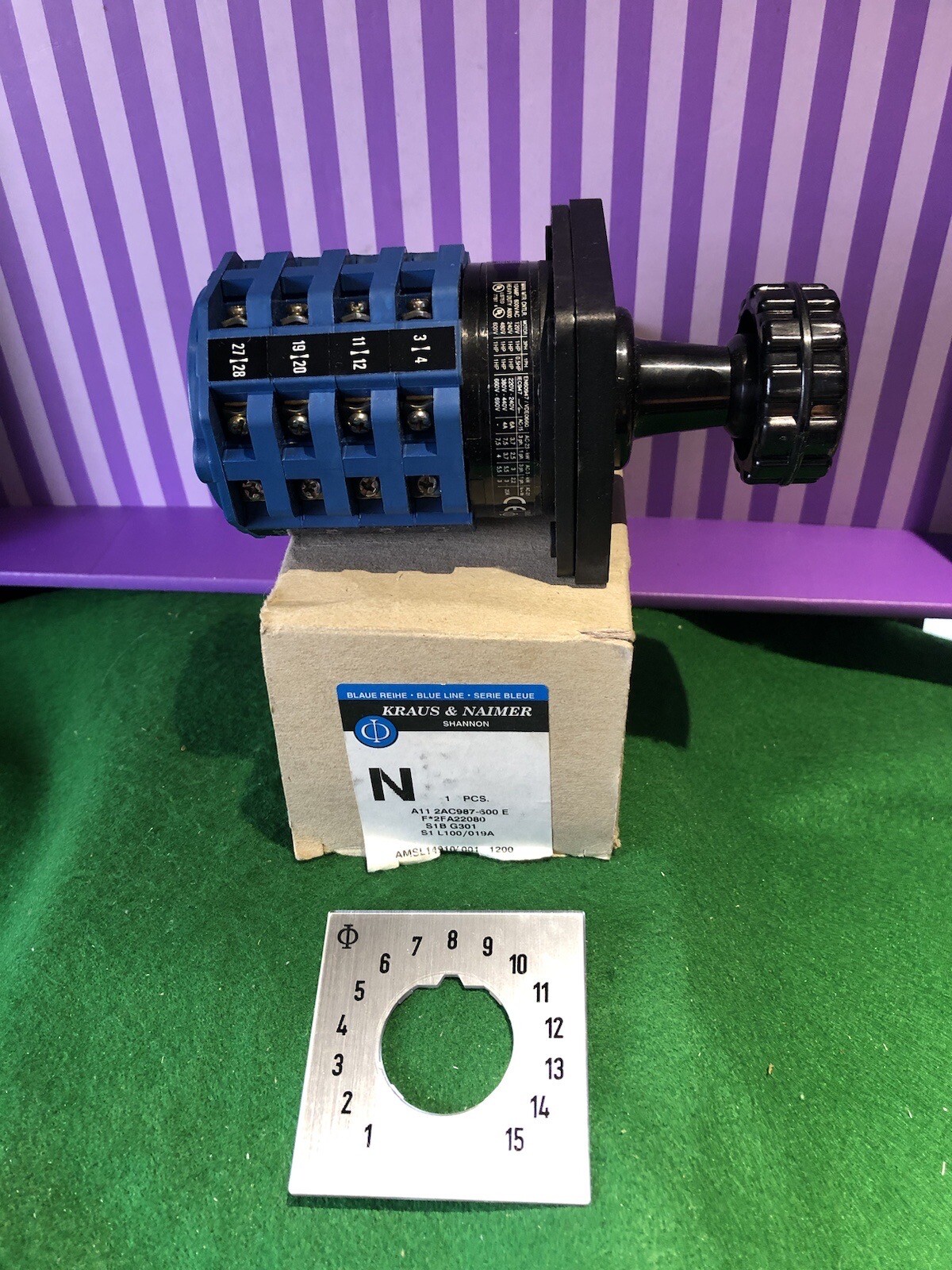NEW OLD STOCK KRAUS & NAIMER A11  2AC987 CONTROL SWITCH SHIPS FREE