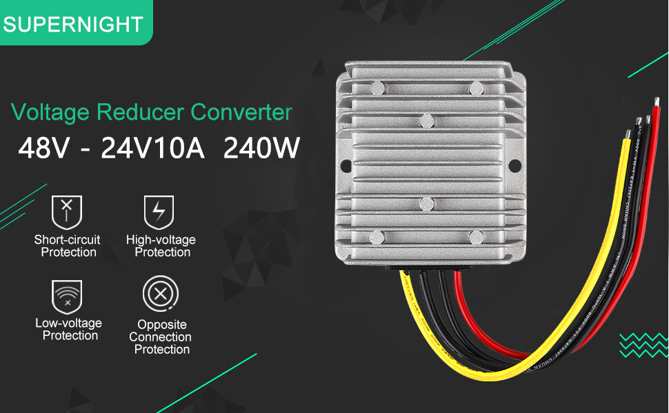 DC 48V to 24V 10A 240W Power Regulator Converter Transformer Step Down Module