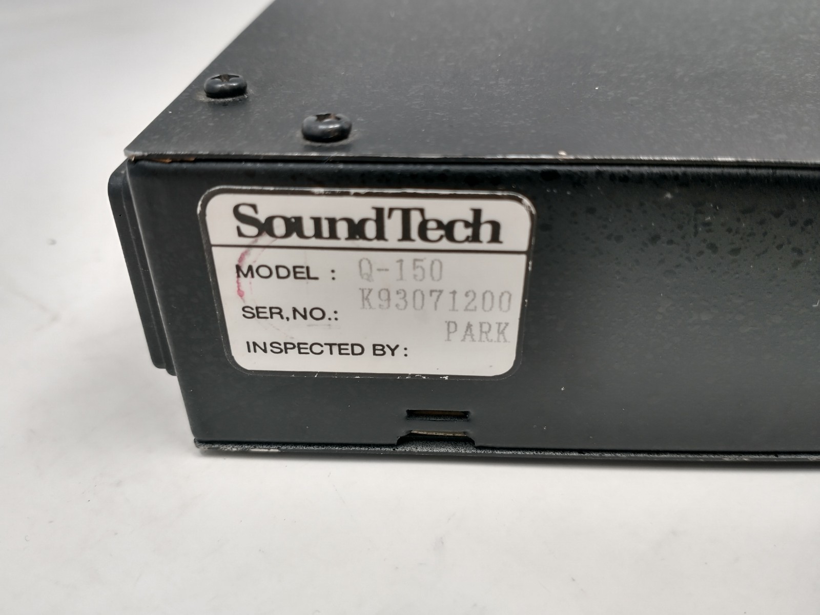 SoundTech Q150 Single Space 15 Band Stereo EQ Equalizer Rack Mountable Vintage