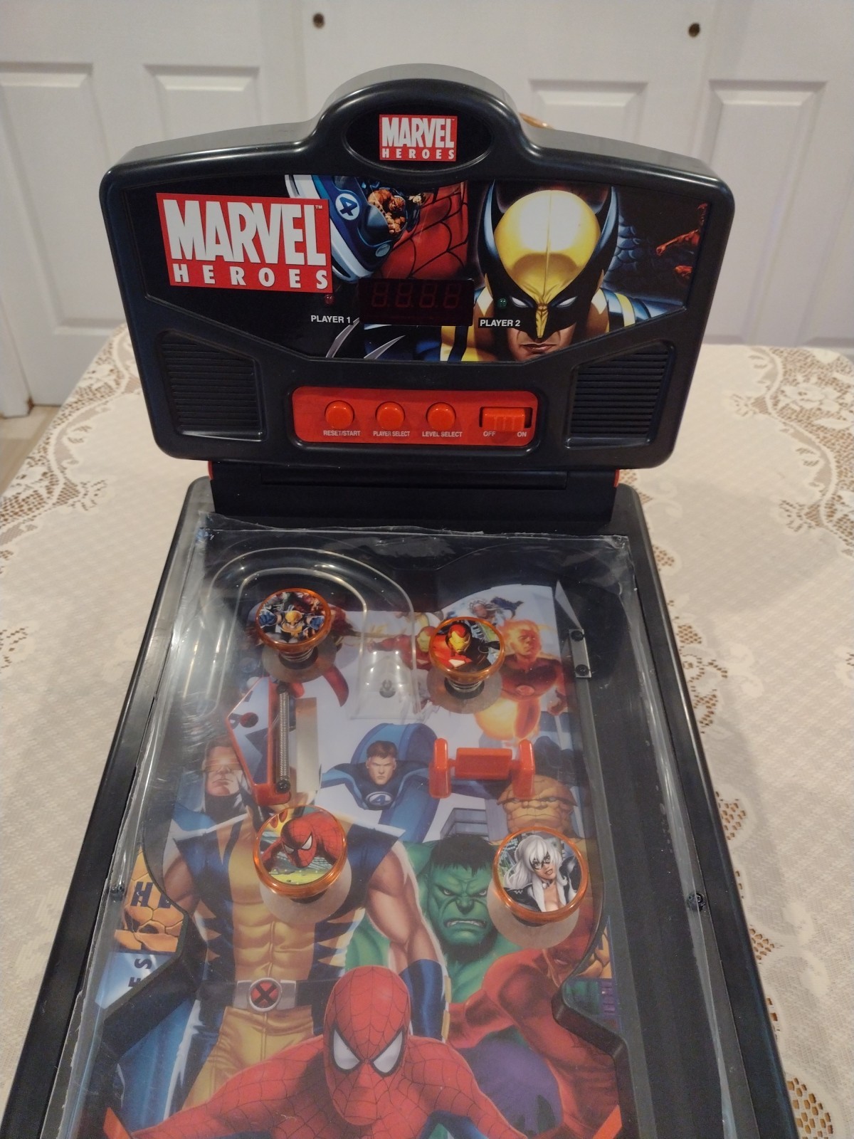 Marvel Heroes Table-Top Mini Pinball Machine 19’’ Play Area New Plexi Works
