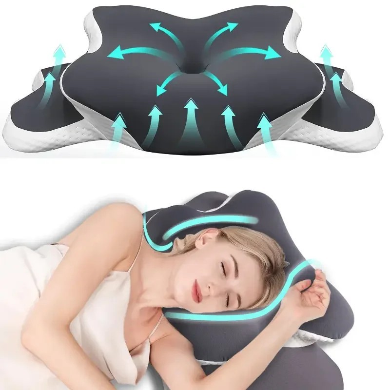 Cervical Pillow for Neck Pain Relief,Orthopedic Neck Support Pillow for Side
