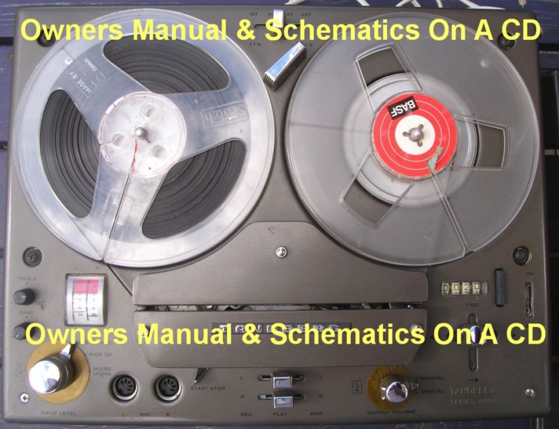 TANDBERG 1200X   OWNERS MANUAL  & SCHEMATICS ON A  CD