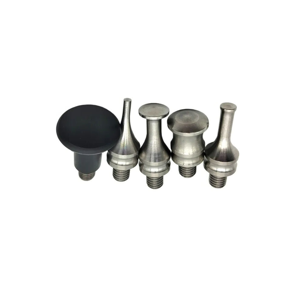 5 Interchangeable Tips M8 Set for Dent Removal Tool Pressing Technology Crown Hammer Titanium #T2
