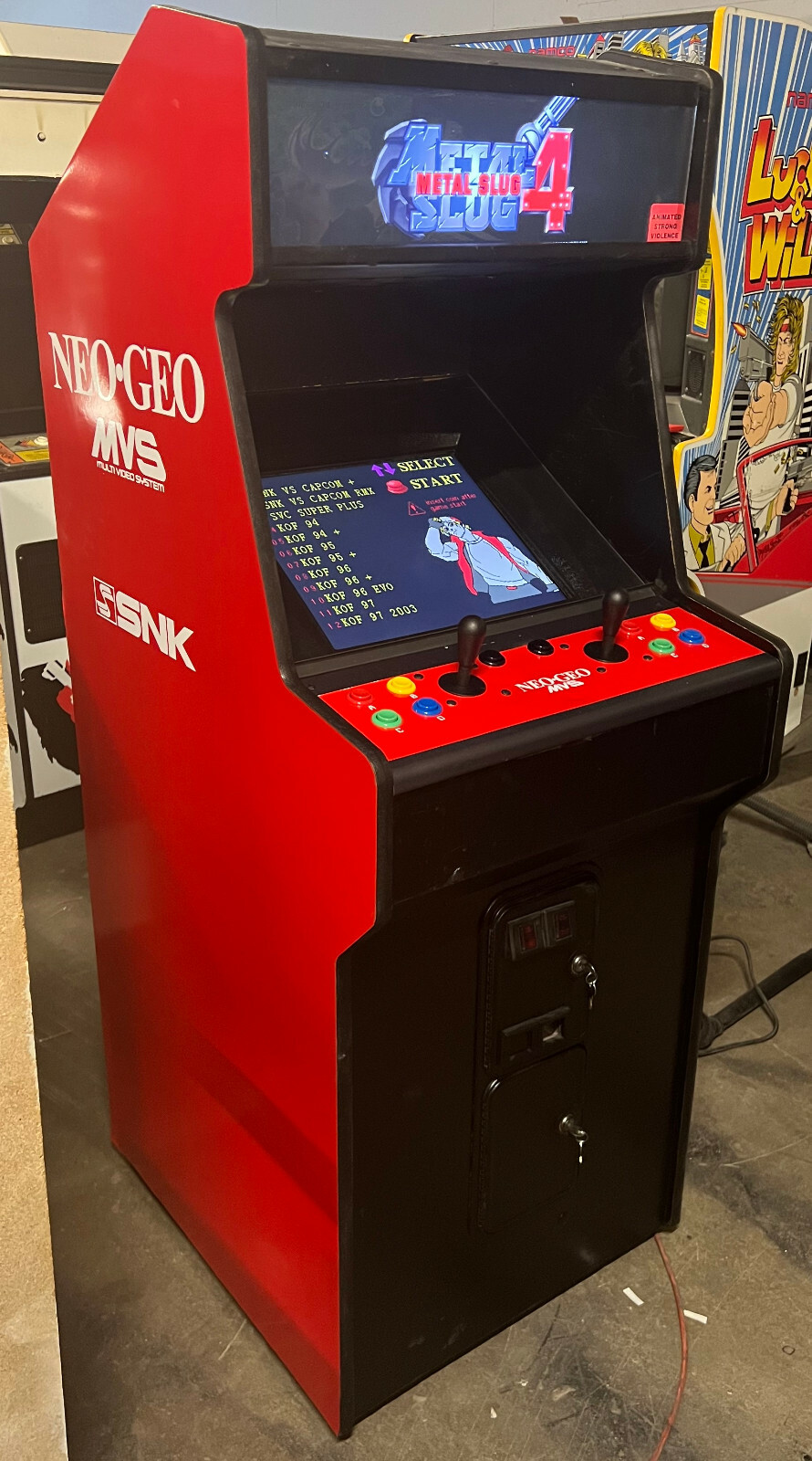 METAL SLUG 4 - NEO GEO ARCADE MACHINE by SNK (Excellent Condition) *RARE*