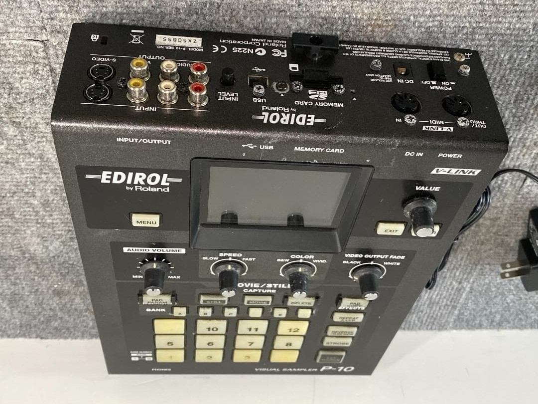 Roland Edirol P-10 Visual Sampler Video Presenter Mixer Media Player Tested O66