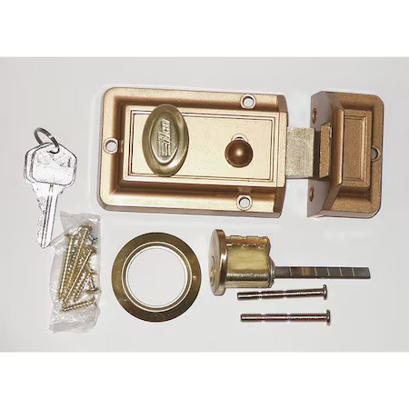 Kaba Ilco 220-53-51 Auxiliary Lock, Night Latch, Bronz