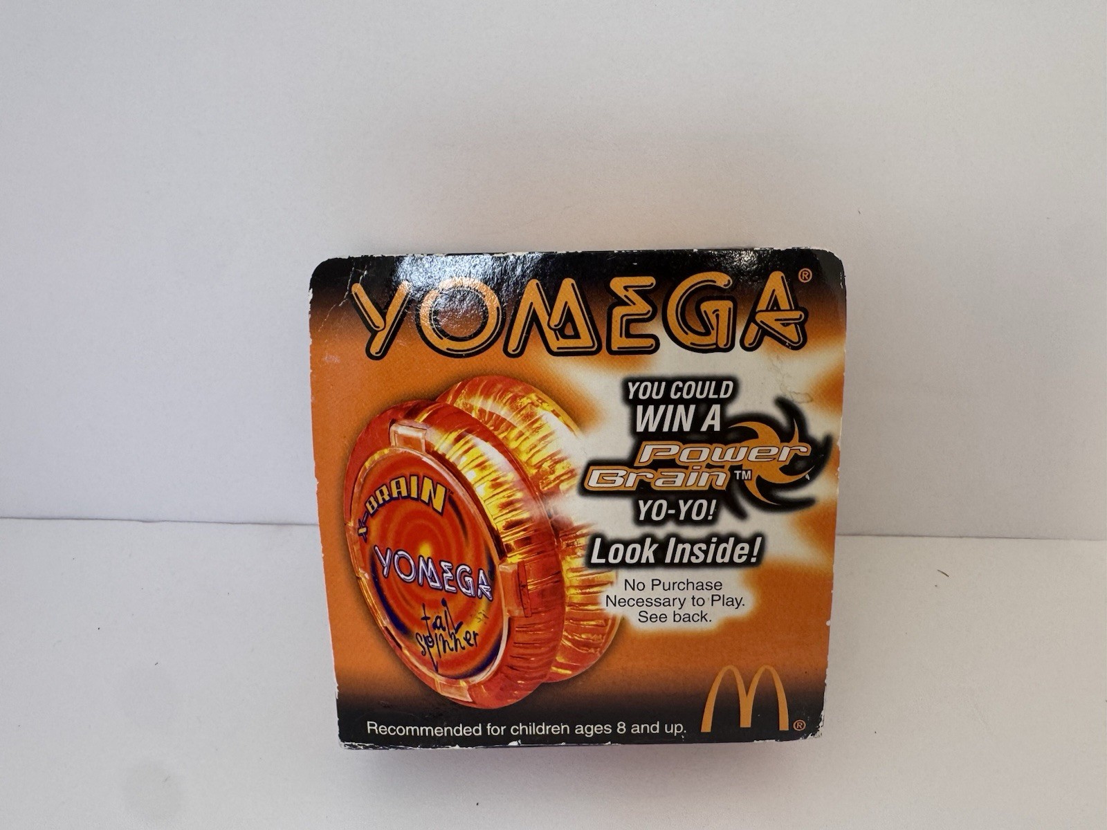 Yomega X Brain K-9 Yo-Yo #3 Orange McDonald's Vintage 2000 Box Is Open
