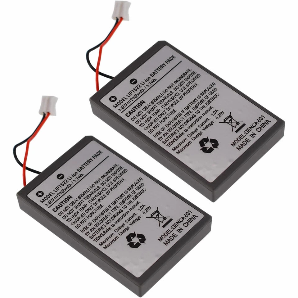 2X Replacement LIP1522 Battery for Sony Playstation 4 PS4 Dualshock 4 Controller