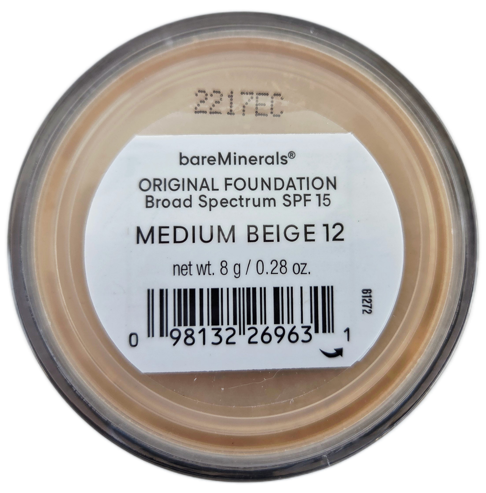 BareMinerals Original Foundation Powder SPF 15 Medium Beige 12 8g/0.28 oz