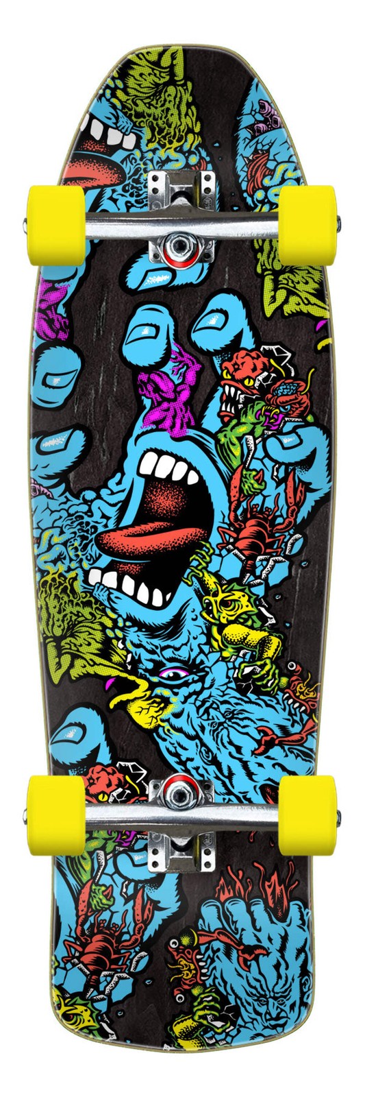 Roskopp Screaming Five 10.32in x 34.0in Shaped Cruzer Santa Cruz (Complete Only)