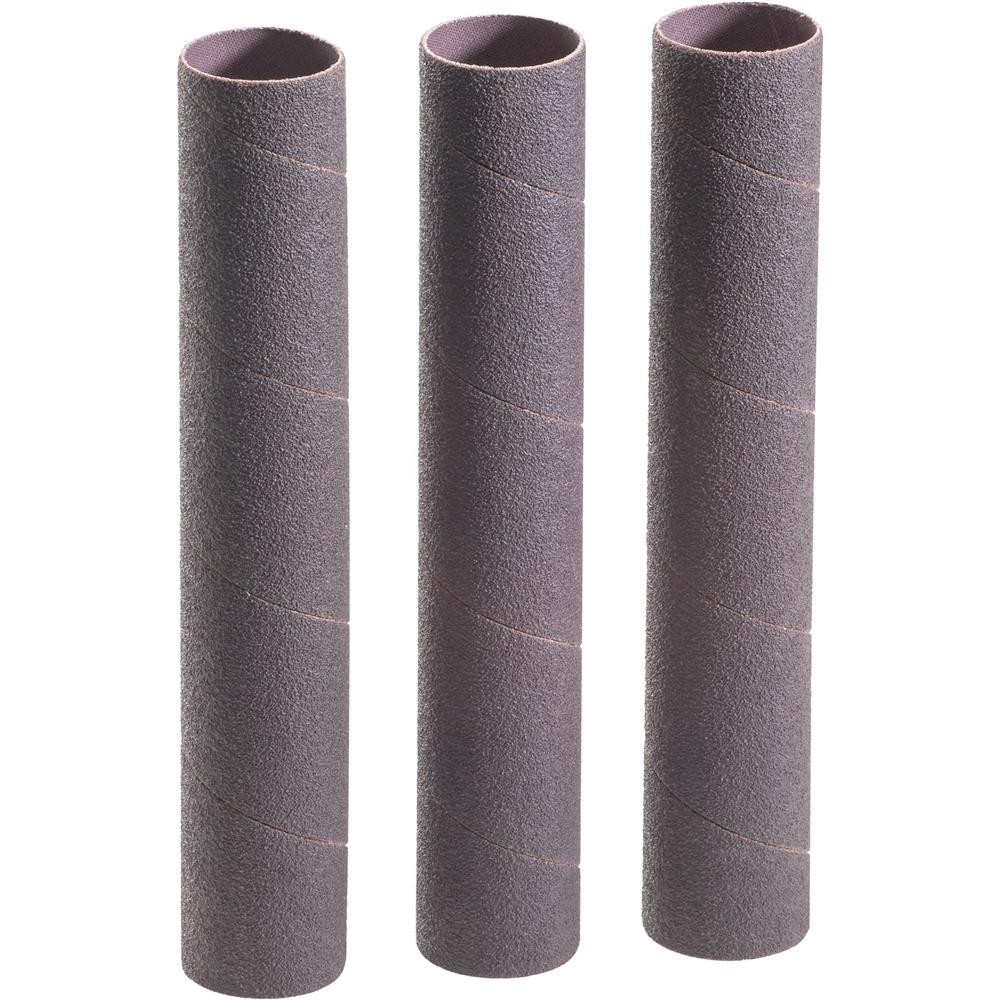 D1475 1-1/2" Dia. x 9" A/O Hard Sanding Sleeve, 60 Grit, 3 pk.