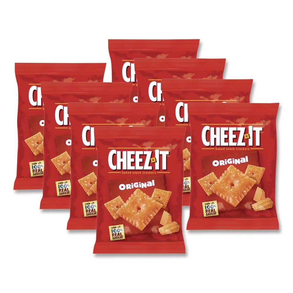 Sunshine 12233 1.5 oz Single-Serving Snack Pack Cheez-It Crackers (8/BX) New