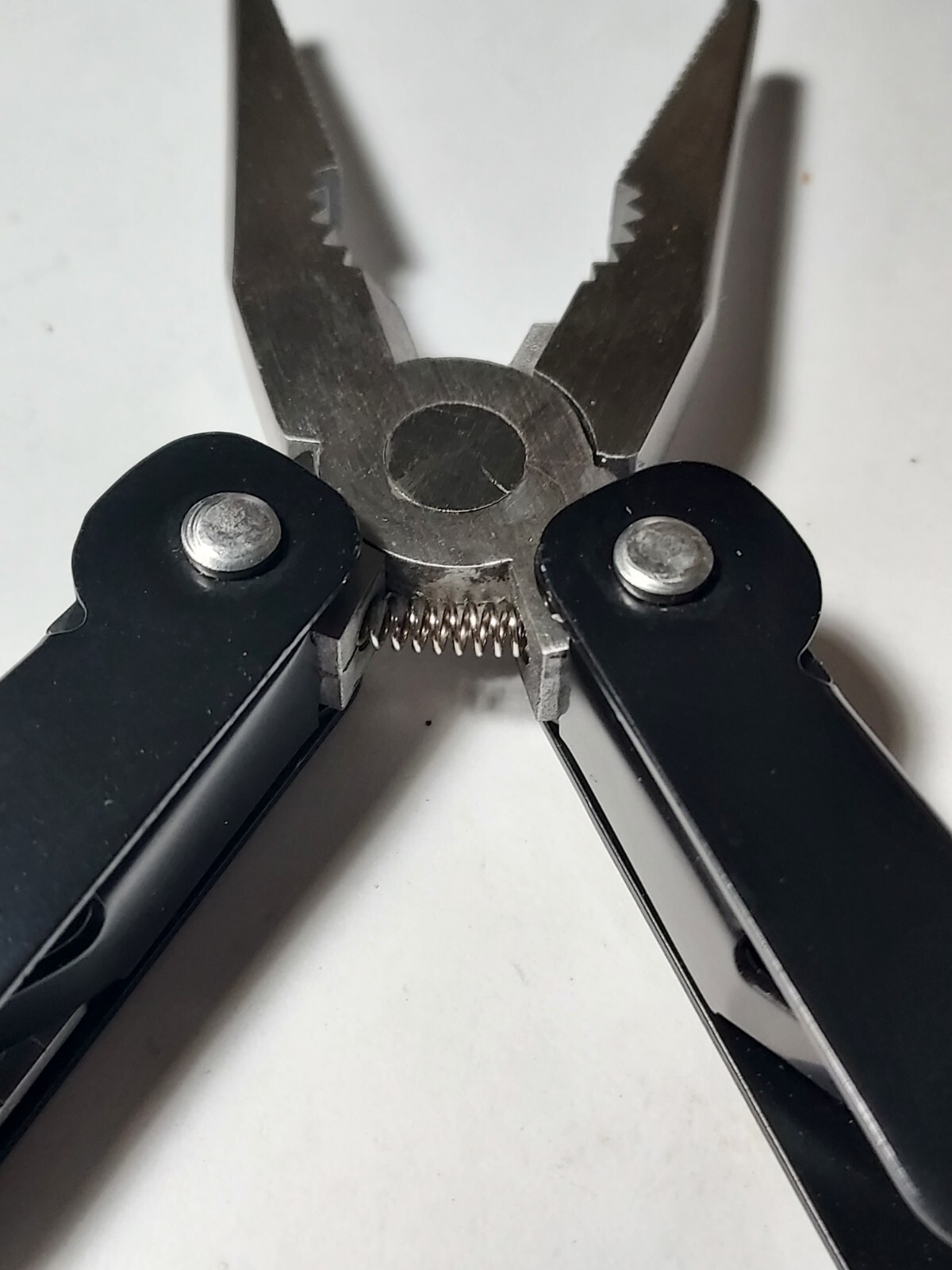 Black Metal Handles Multi Tool printed THANKS! with nylon pouch