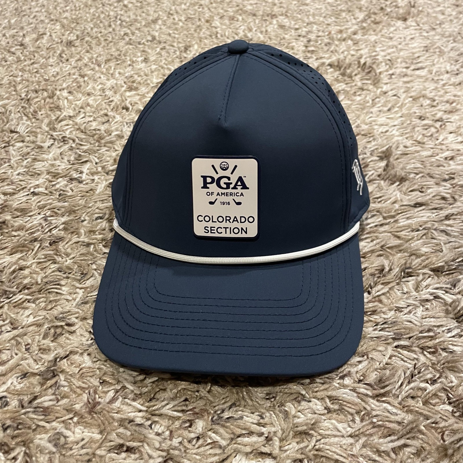 PGA Colorado Section Branded Bills Performance Golf Hat Snap Back Blue