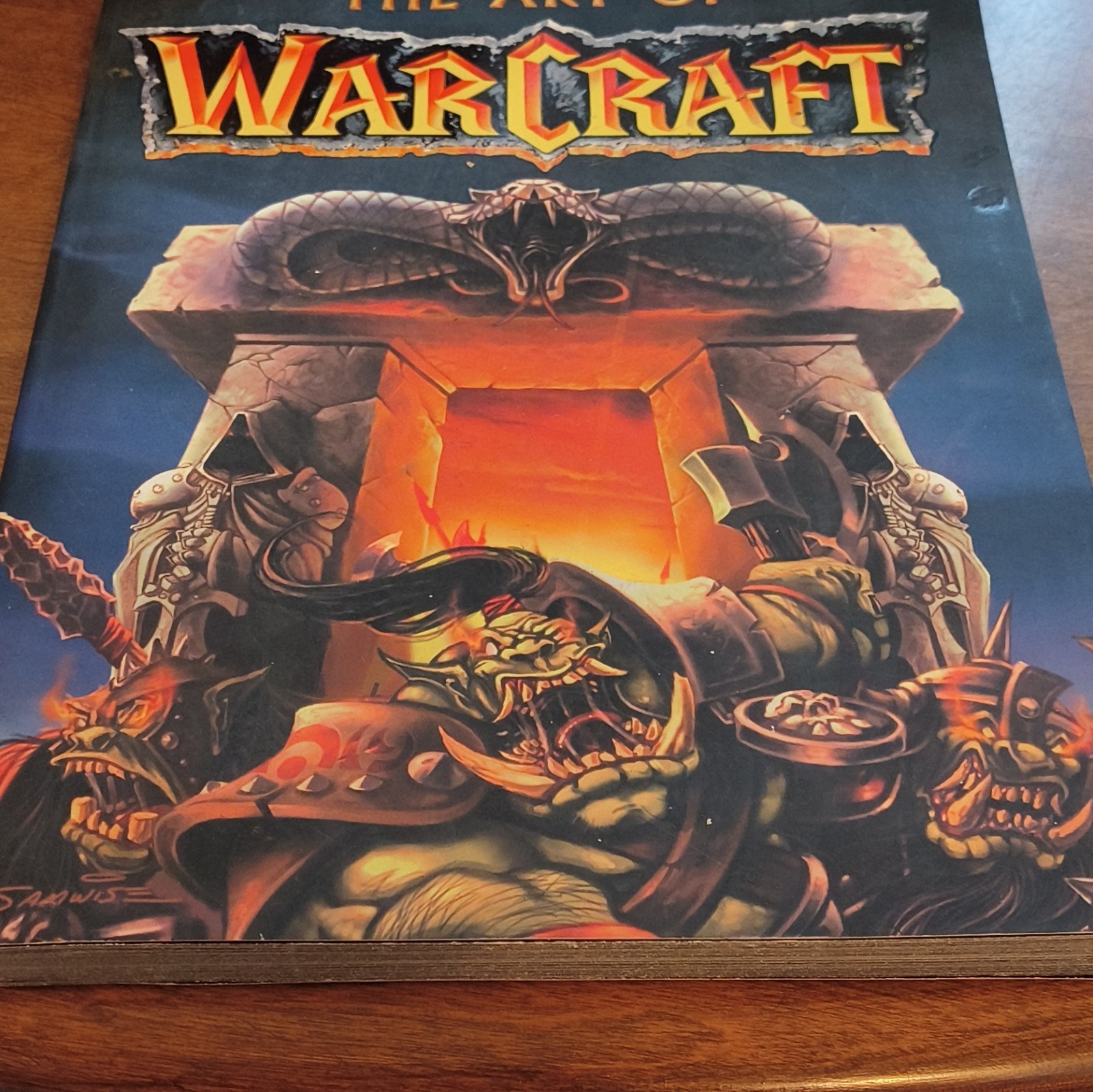 WarCraft Strategy Guide Paperback Book - Orc Character