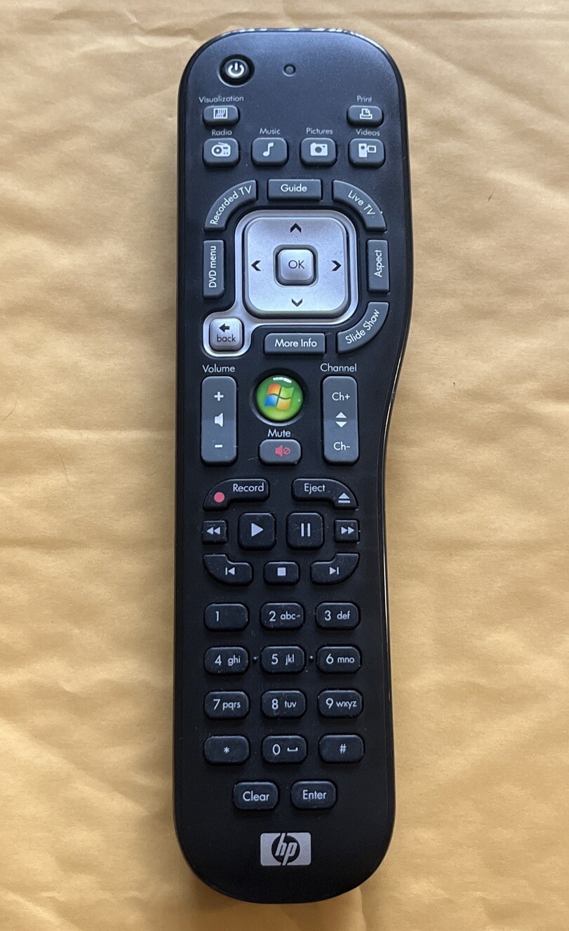 HP TSGH-IR01 MCE Media Center Remote Control IR RC6 For Windows 7 Vista