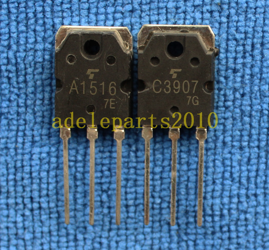 5pair OR 10PCS 2SA1516/2SC3907 A1516/C3907 Transistor TO-3P