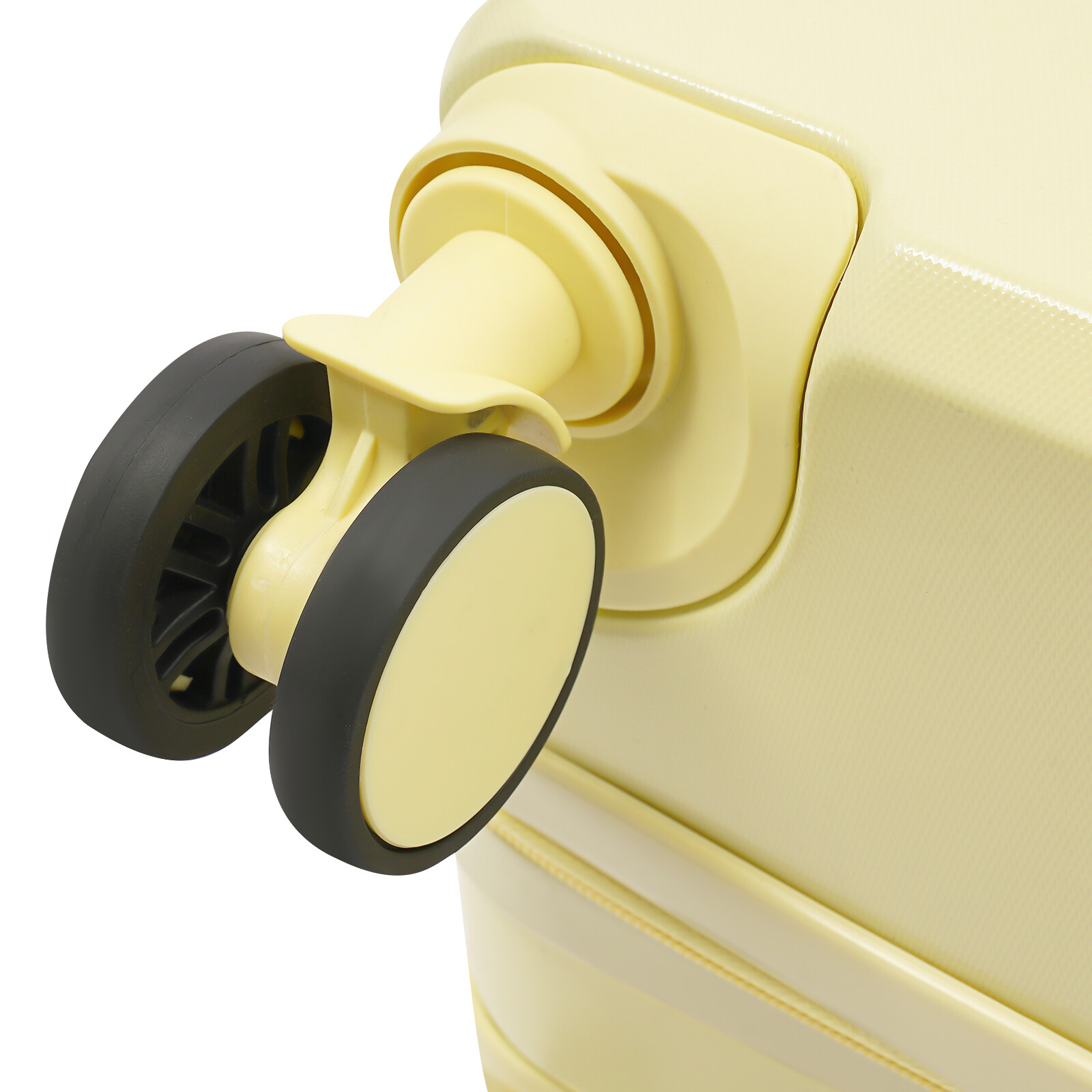 24" Travel Luggage Suitcase, Travel Luggage Suitcase, Light Yellow