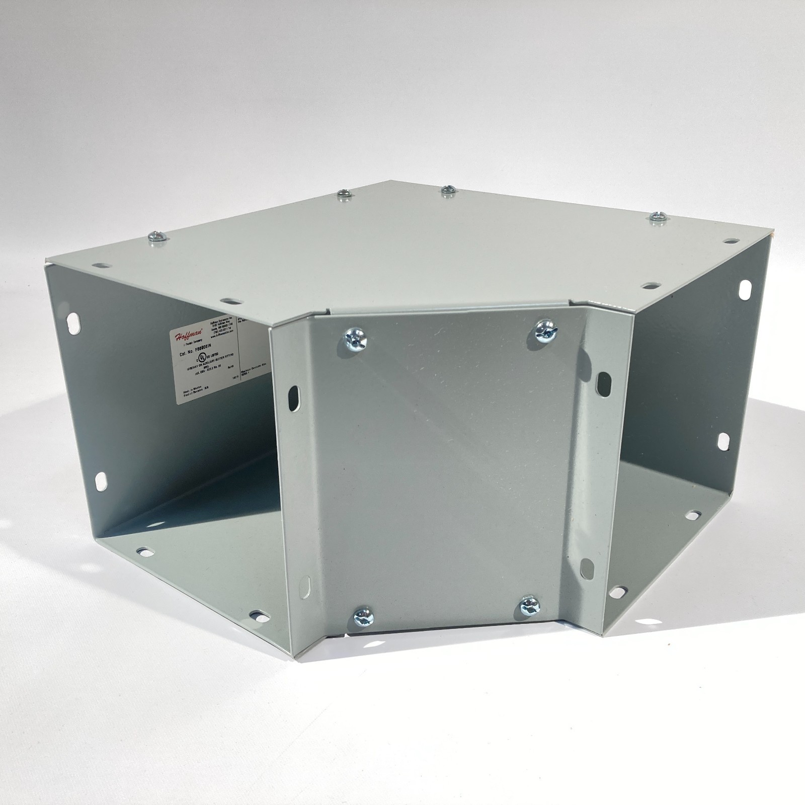 Hoffman F6690EIN Lay In Elbow 90 Deg Inside Opening 6"x6" Wireway 13137 SEE NOTE
