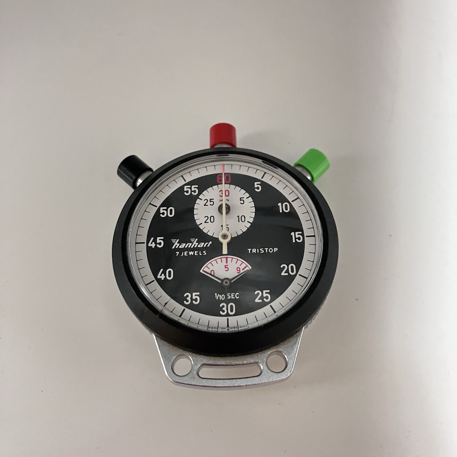 Vintage Hanhart Tristop Mechanical Stop watch In Good Working Condition