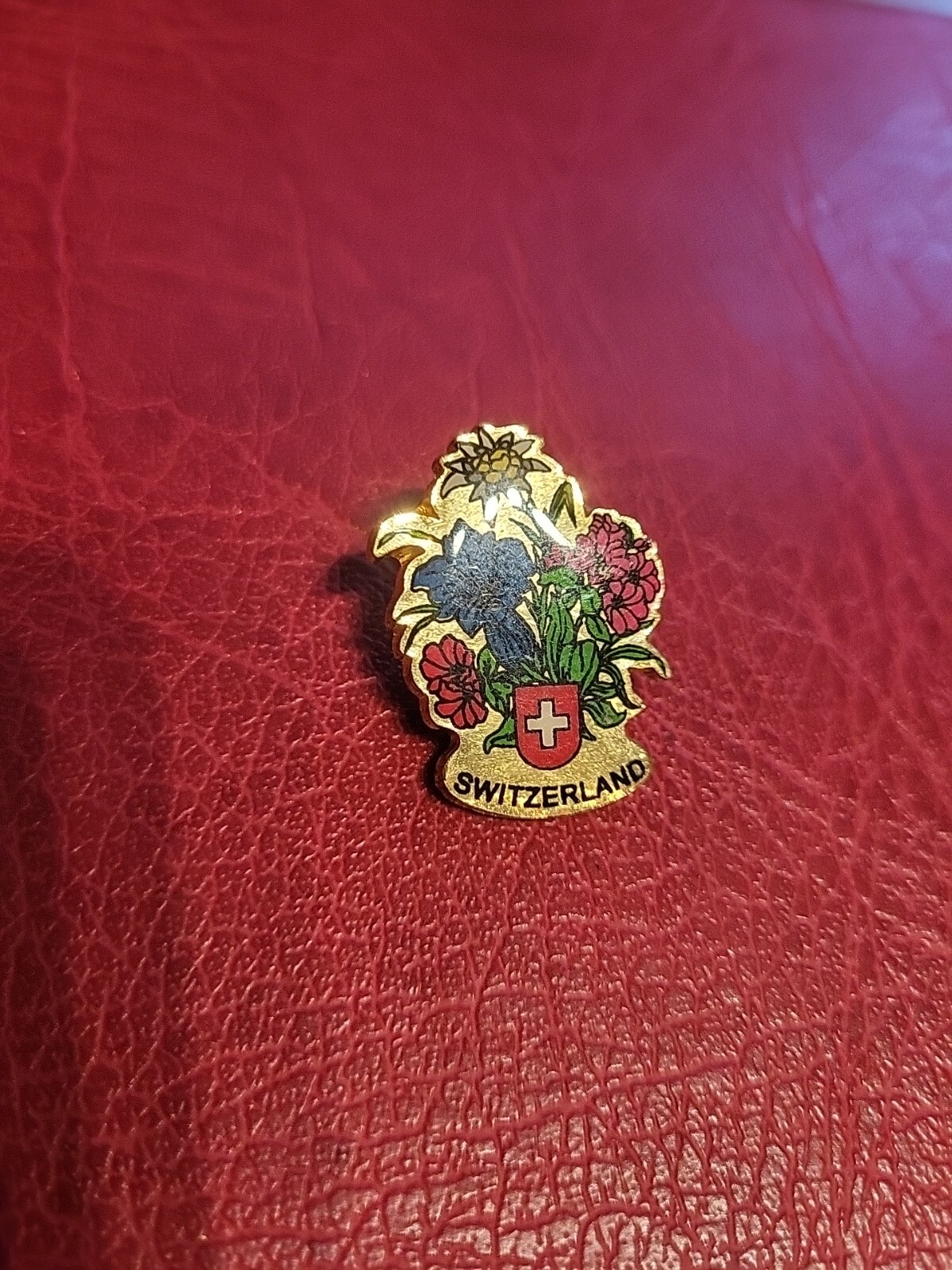 Pin Hatpin Hiking Pin Brooch Switzerland