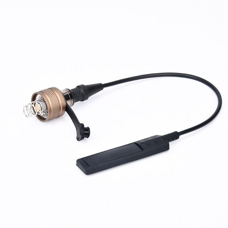 Tactical Wadsn Flashlight Metal Tail Cap Dual Function Pressure Switch SF Plug