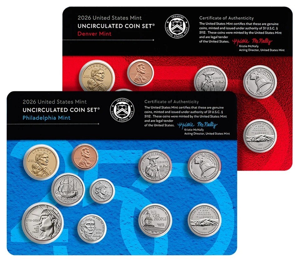 2026 Uncirculated Coin Set