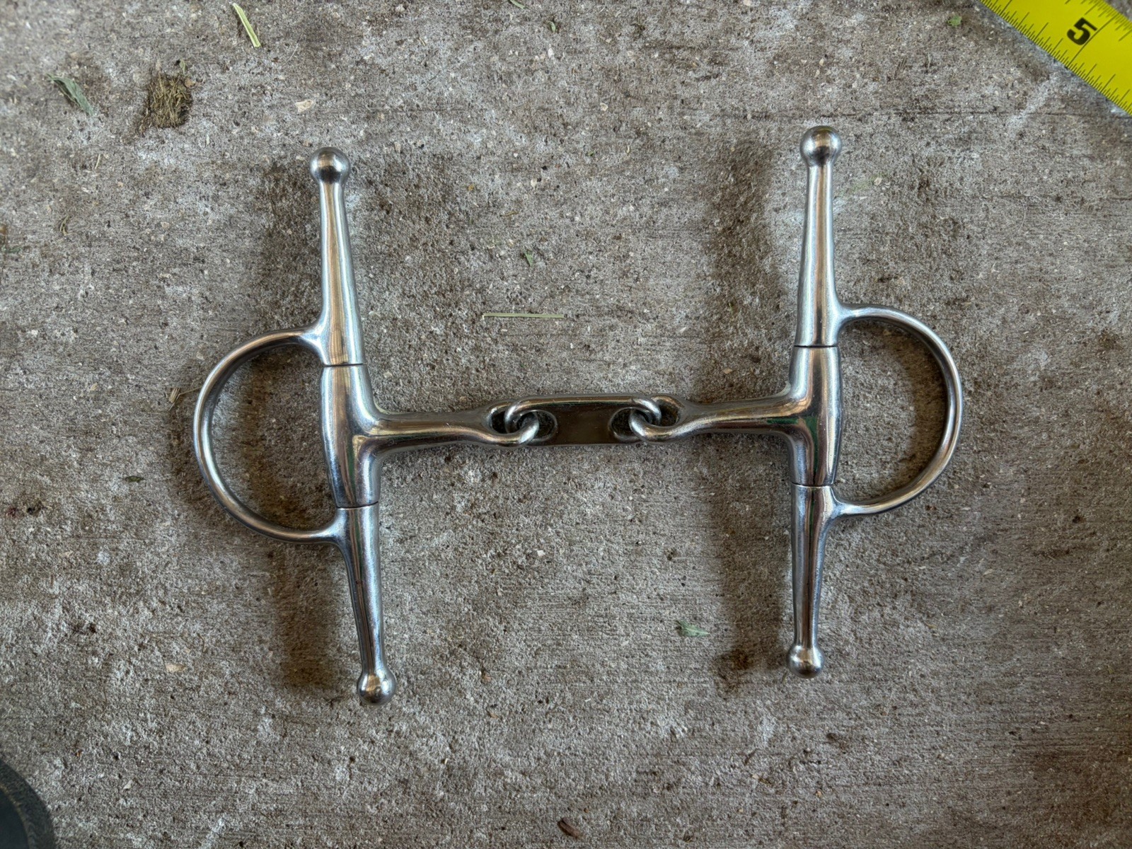 Used Full Cheek Snaffle Dr. Bristol Link  4 3/4" Mouth