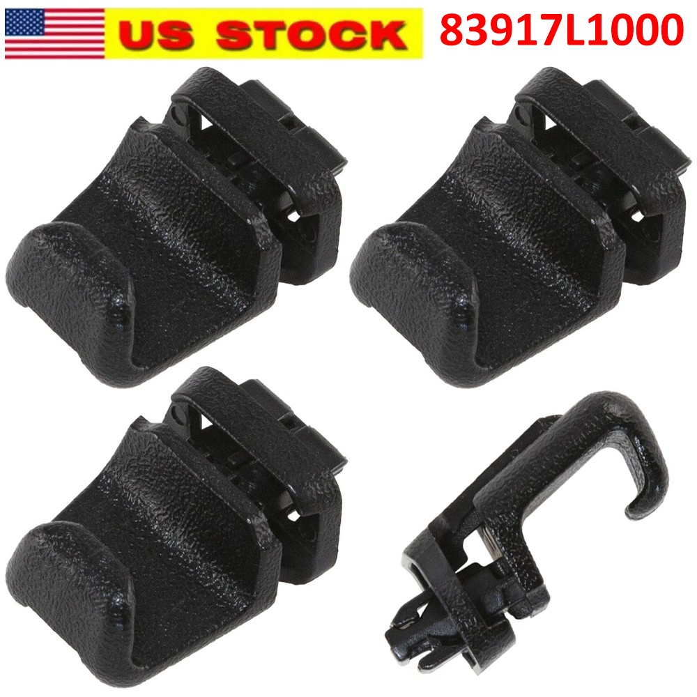 4 Pcs Rear Window Sunshade Hooks for 2020-2024 Kia Telluride 83917L1000 NEW