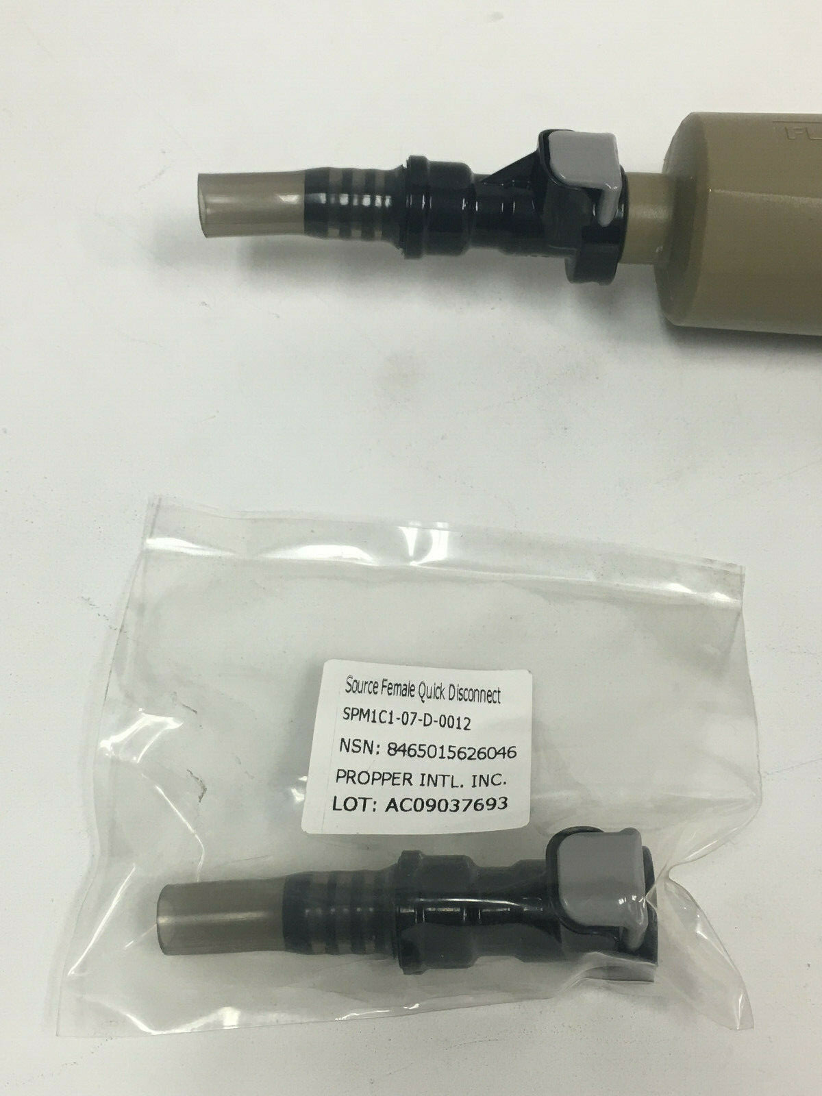 NEW USMC Source Hydration Female Quick Disconnect Valve Tube-Filter Adapter