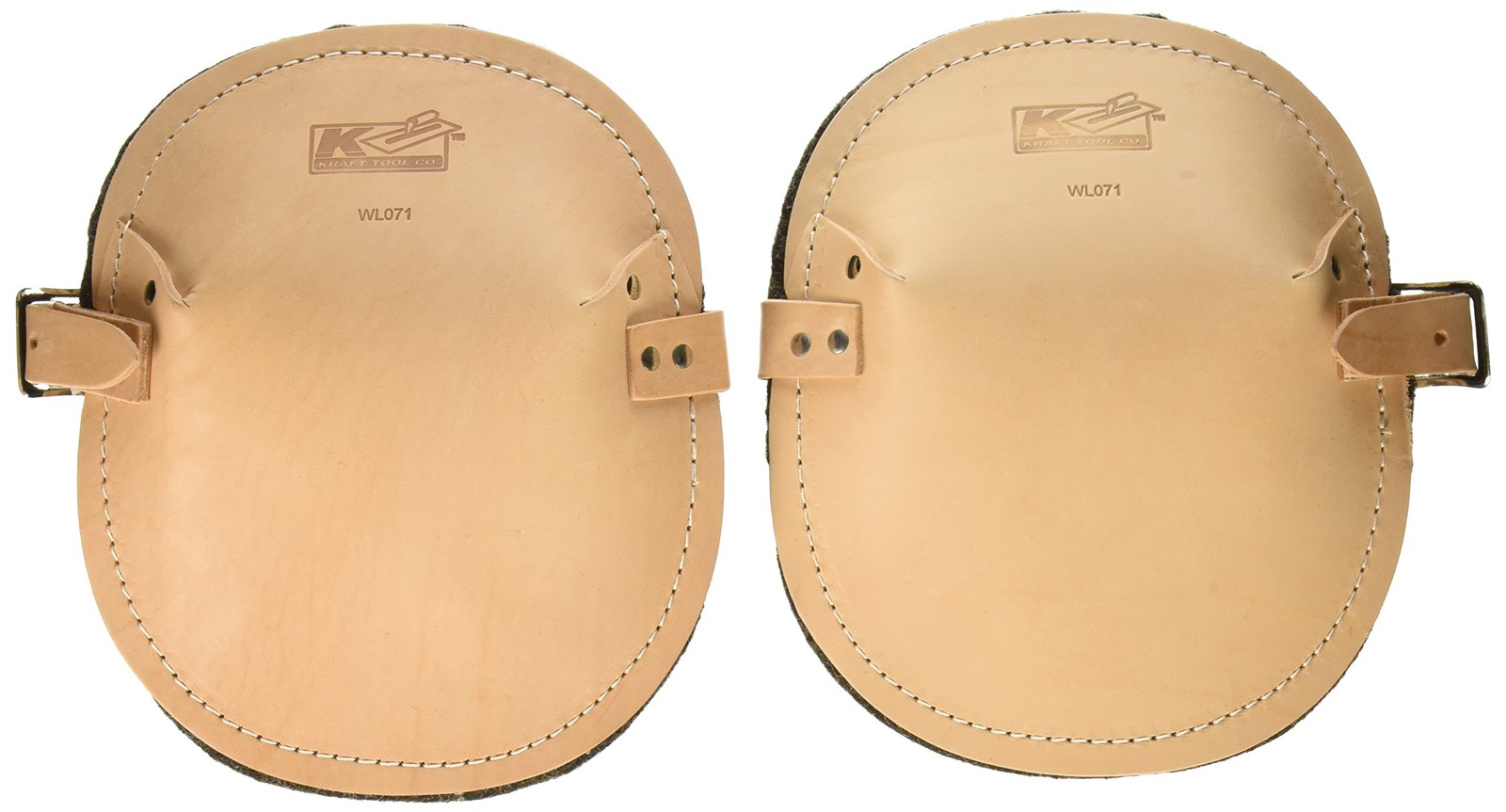 WL071 Flat Leather Knee Pads