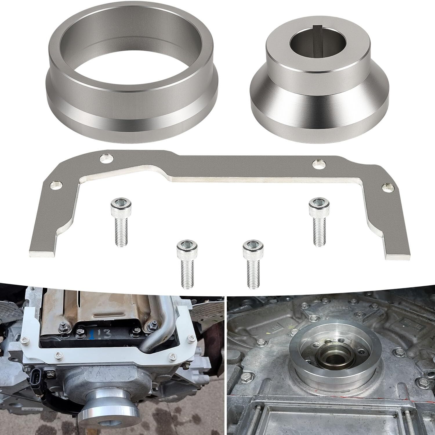 Front Timing Cover and Rear Cover Alignment Tool Seal Installer & Oil Pan Ali...