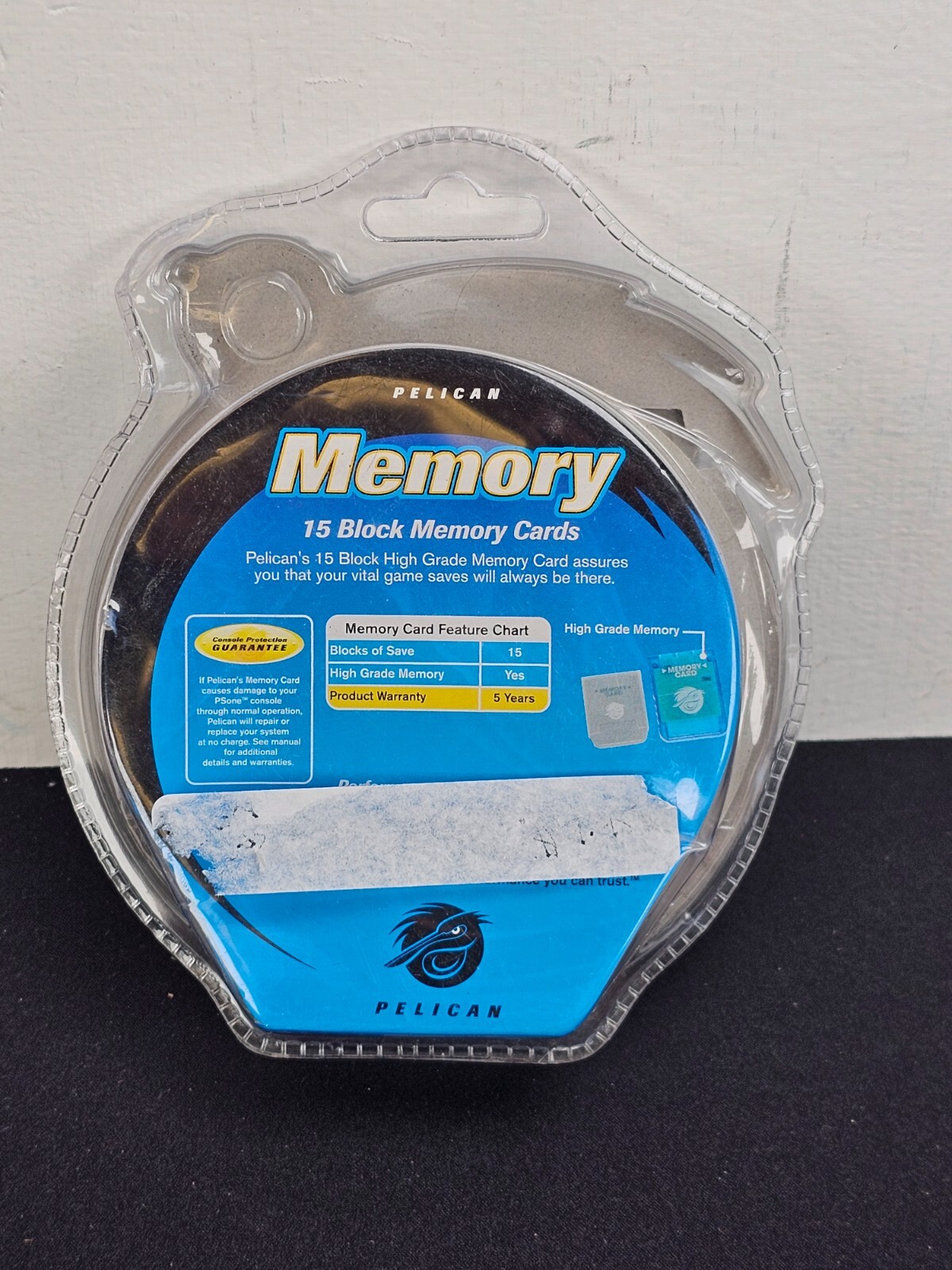 Pelican 15 Block Memory Card (2) For Sony Playstation PSone PS1