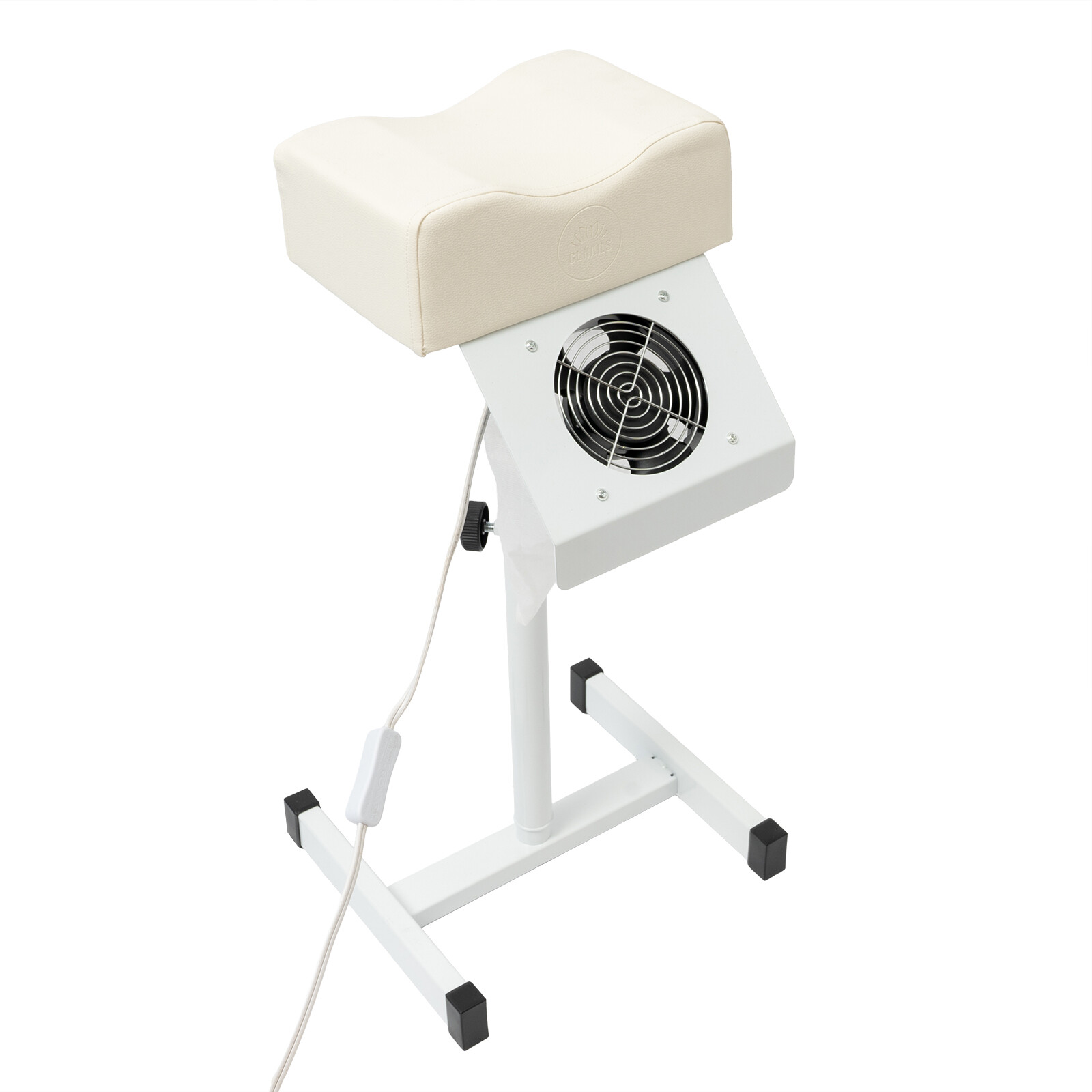 Adjustable Nail Chair With Vacuum Cleaner Freestanding Salon Footrest Lift Stool