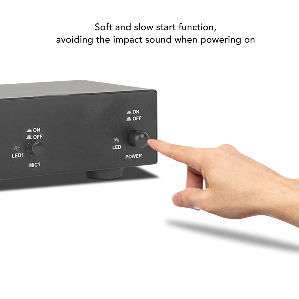 2 Channel 48V Phantom Supply, Universal Compact Phantom for Condenser2998