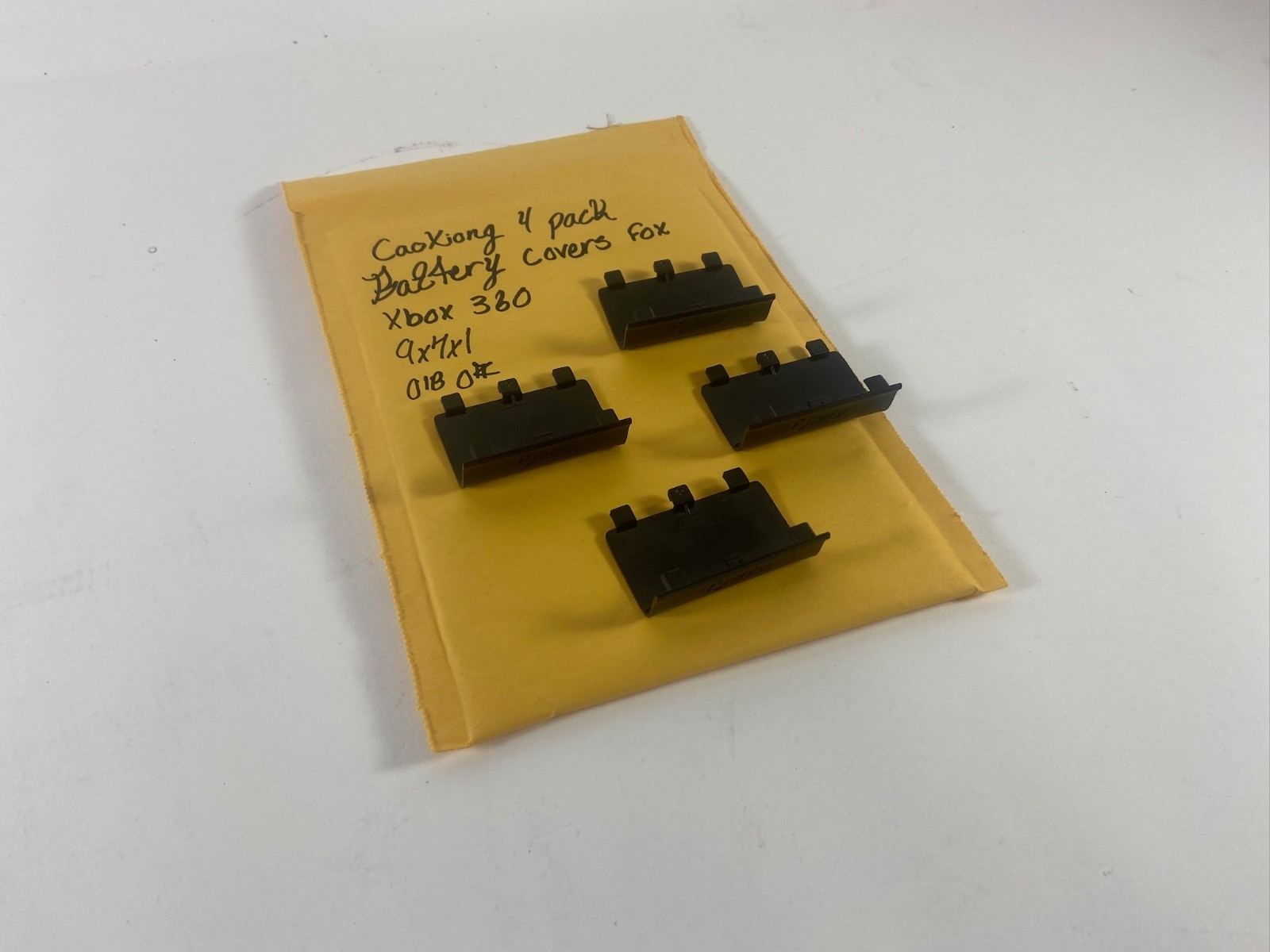 CaoXiong Battery Cover Lot for Xbox 360 Wireless Controller – 4 Pack Black
