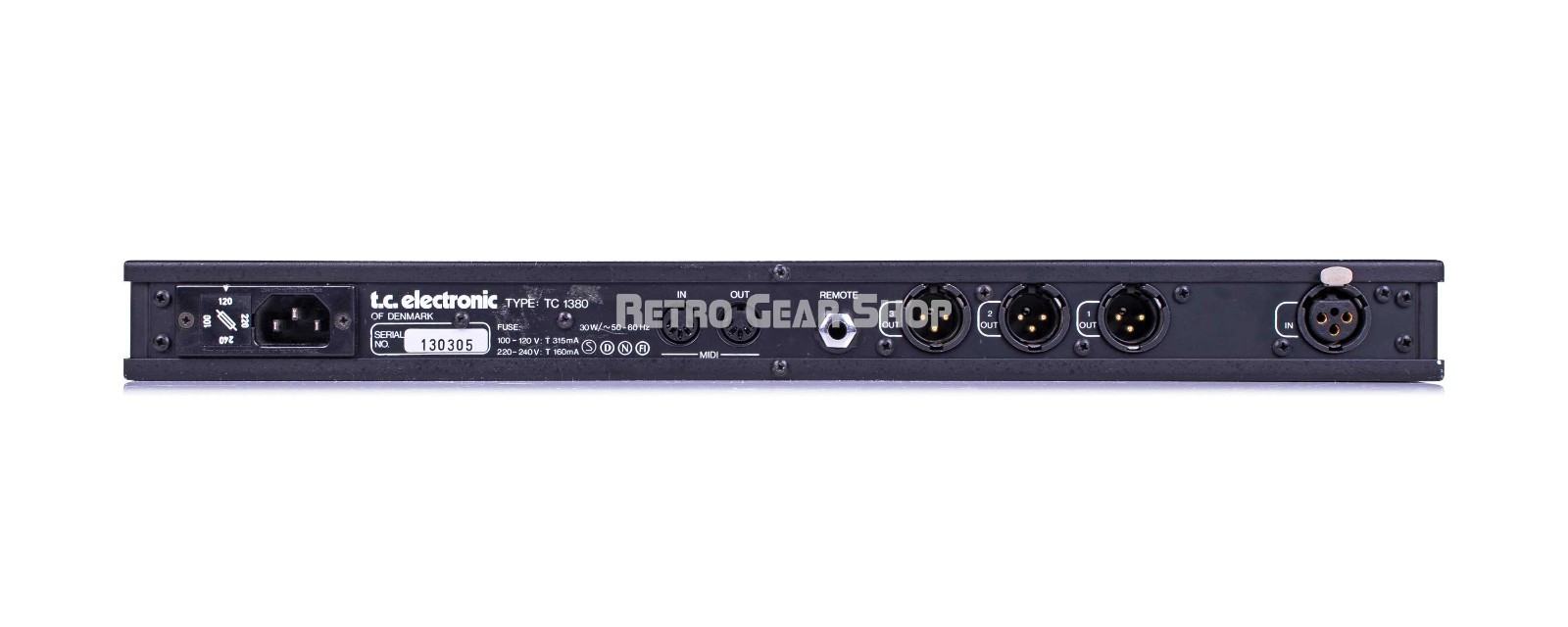 TC Electronic 1380 Multitap Digital Audio Delay Vintage Rare Rack Effect