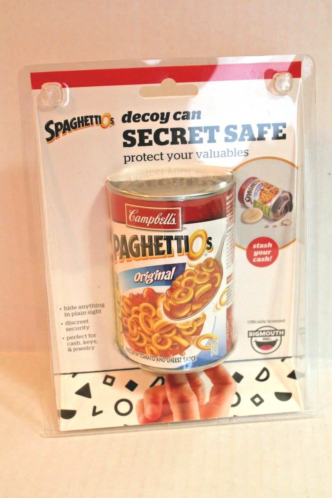 Spaghettios Decoy Can Secret Safe - Hide money where burglars won't look! NEW