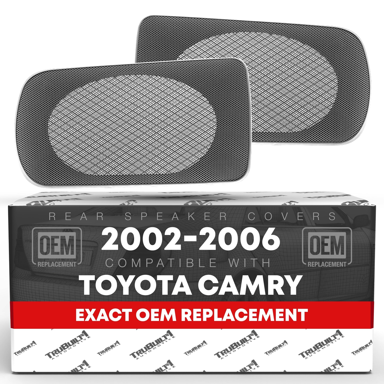 Speaker Grille, Left & Right for Toyota Camry - Gray