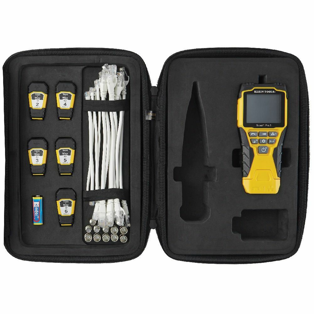 Klein Tools VDV501-853 Scout® Pro 3 Tester with Test + Map™ Remote Kit