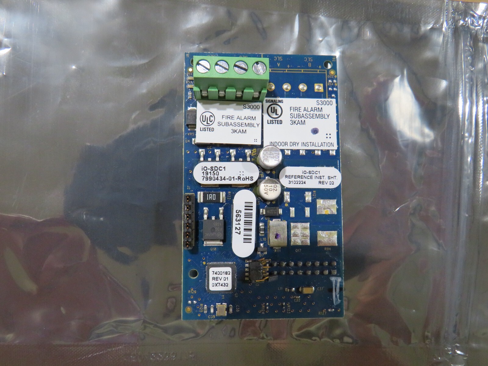 EST EDWARDS IO-SDC1 EXPANSION MODULE ONE 250-DEVICE LOOP FREE FEDEX 2DAY SHIP