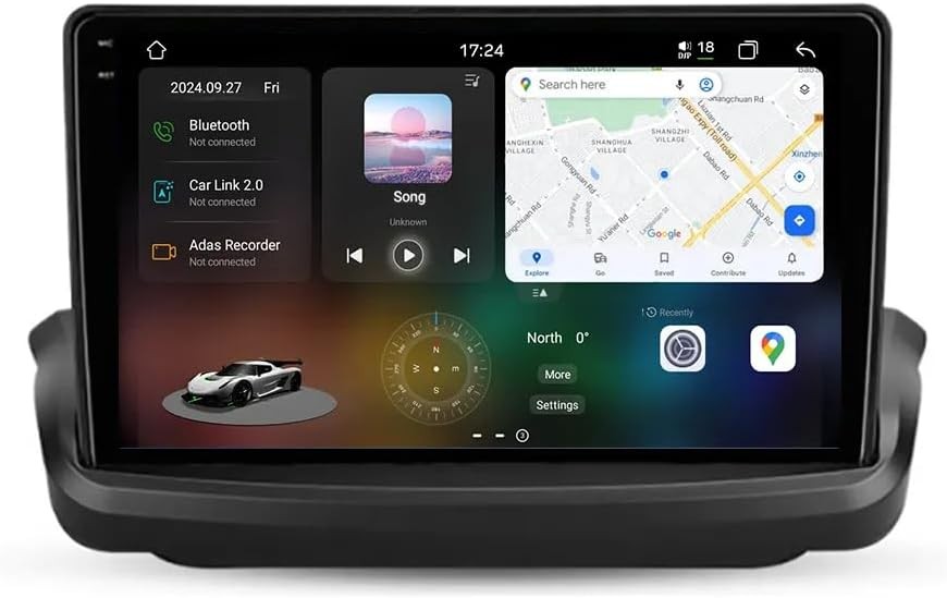 9" Car Radio Wireless Android CarPlay 2+32GB For 09-12 Hyundai Genesis Coupe