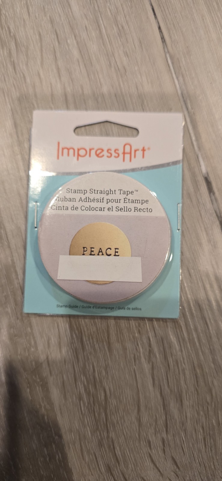 ImpressArt Stamp Straight Tape and Stamp Guide Metal Jewelry Stamping Tool, NIP
