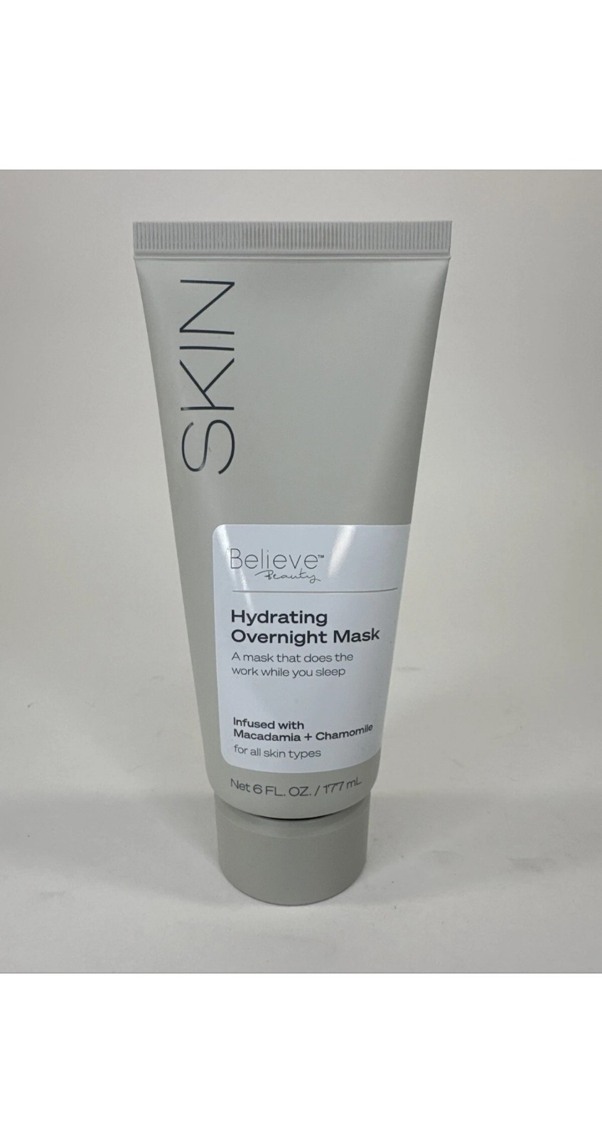 Skin Believe Beauty Hydrating Overnight Mask 6 oz Macadamia + Chamomile NEW