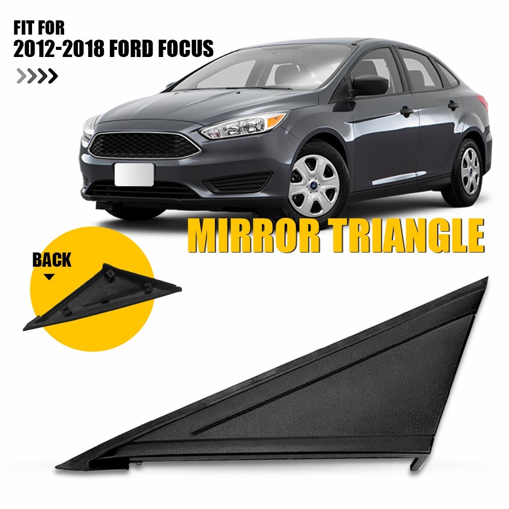 Driver Left Side Mirror Corner Triangle Cover Trim Pillar For 2012-18 Ford Focus