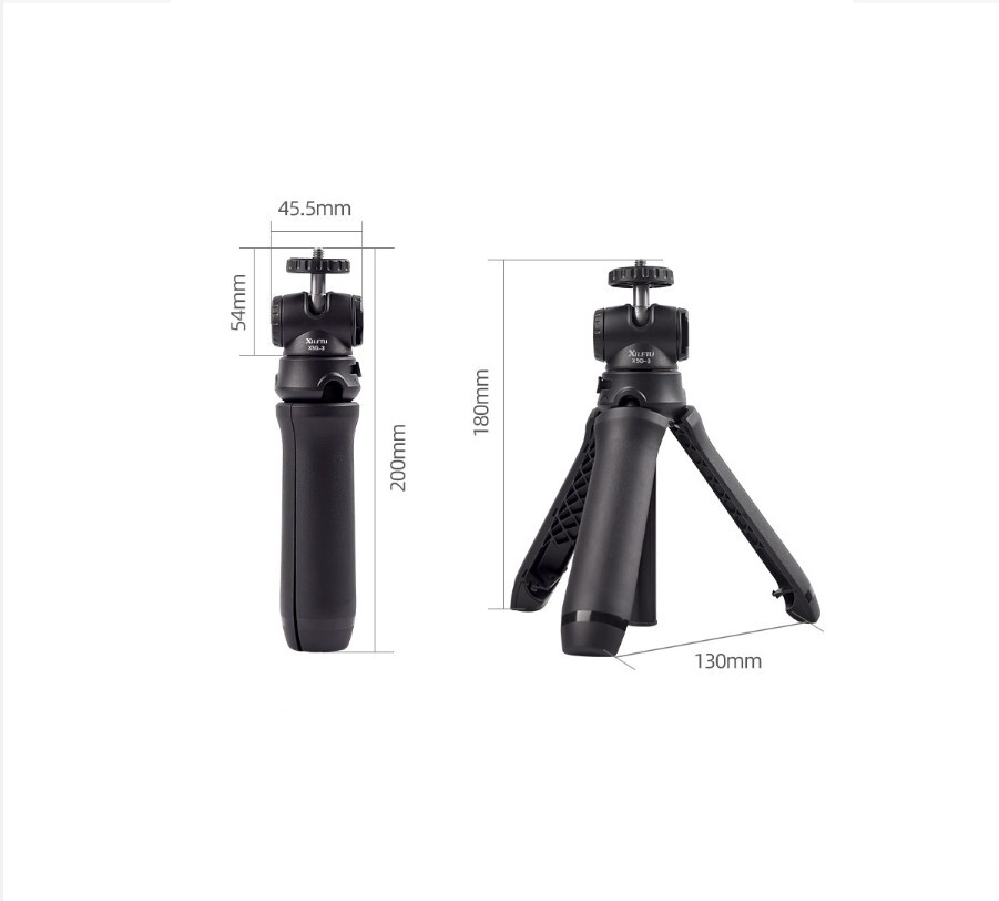 1/4'' Adjustable Tripod Stand Mount Holder Extendable For Gopro Camera/SLR/DV