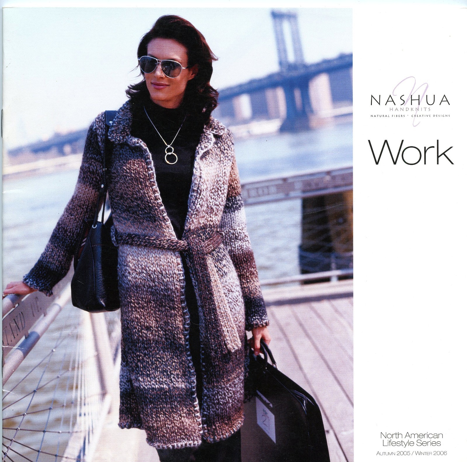Work - Nashua Handknits Knitting Pattern Book - 9 Designs for Women